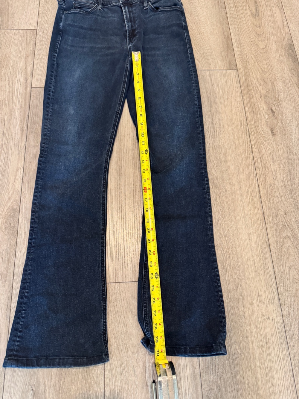 MOTHER women’s  boot cut Jeans in Dark Indigo